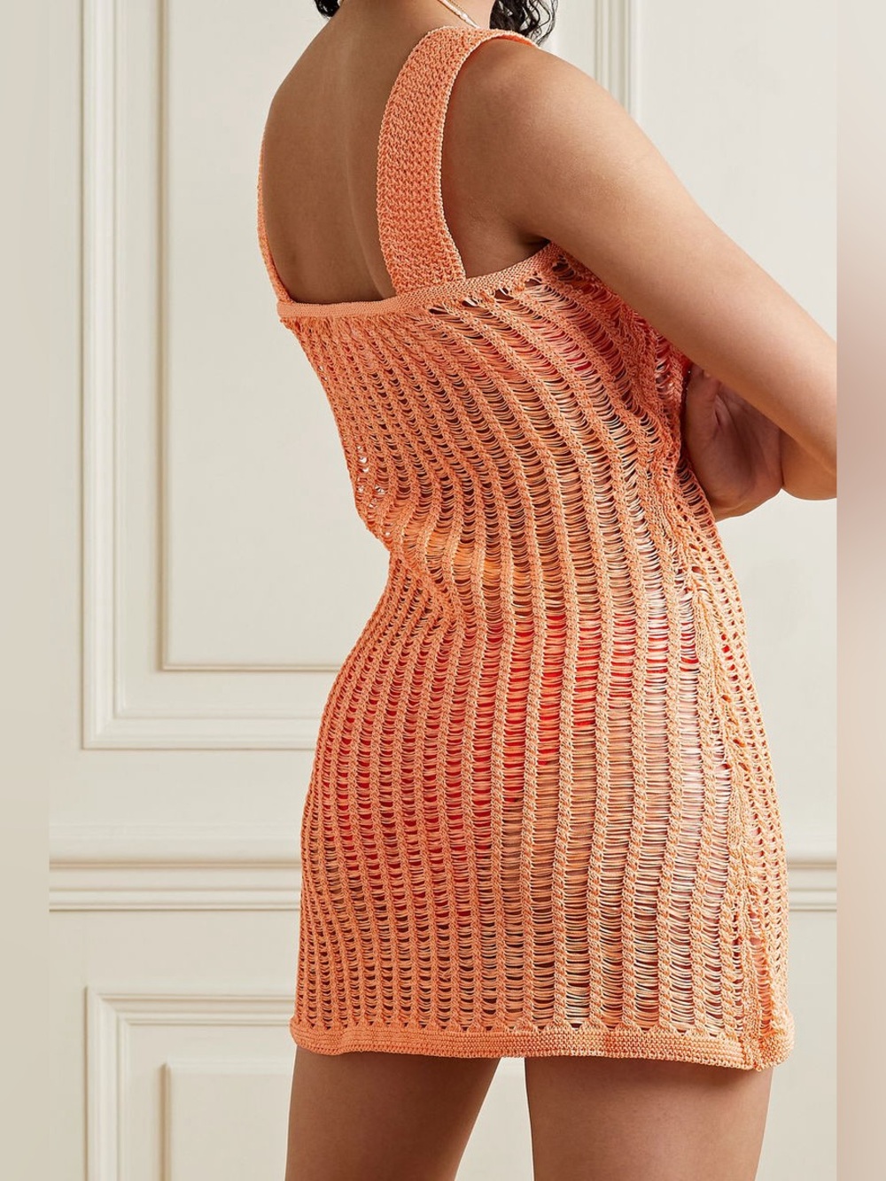 Solid + Stripe The Ryan Open-Knit Mini Dress NWOT Small MSRP $296 - Picture 3 of 7